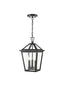 Franklite Lighting Dusk 3lt Exterior Pendant in Matt Black House of Isabella UK
