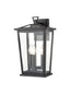 Franklite Lighting Dusk 3lt Exterior Wall Light in Matt Black House of Isabella UK