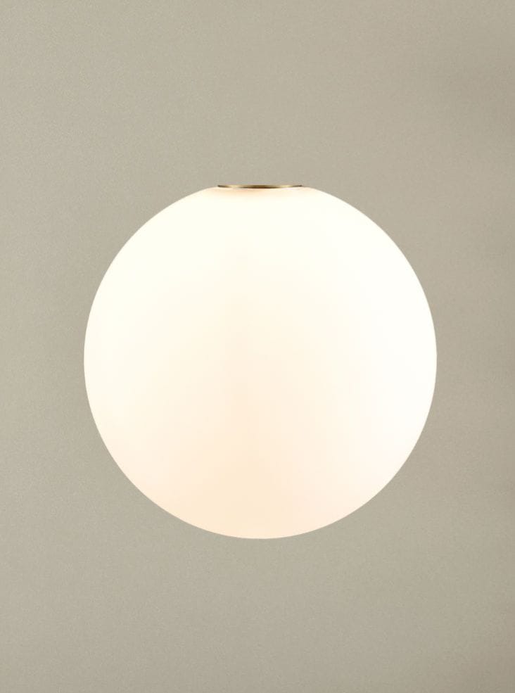 Franklite Lighting Galaxy 150mm Matt Opal Sphere House of Isabella UK