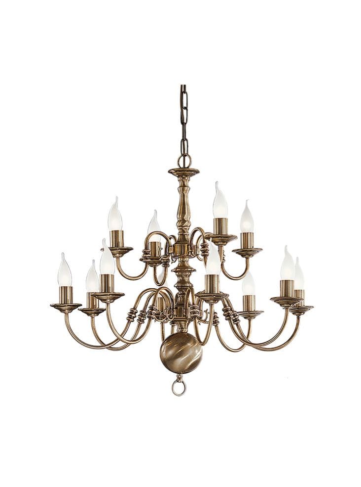 Franklite Lighting Halle 12lt Fitting House of Isabella UK