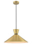 Franklite Lighting Happy 400mm Metal Pendant - Satin Brass House of Isabella UK