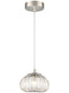 Franklite Lighting Harvest Pendant satin nickel House of Isabella UK