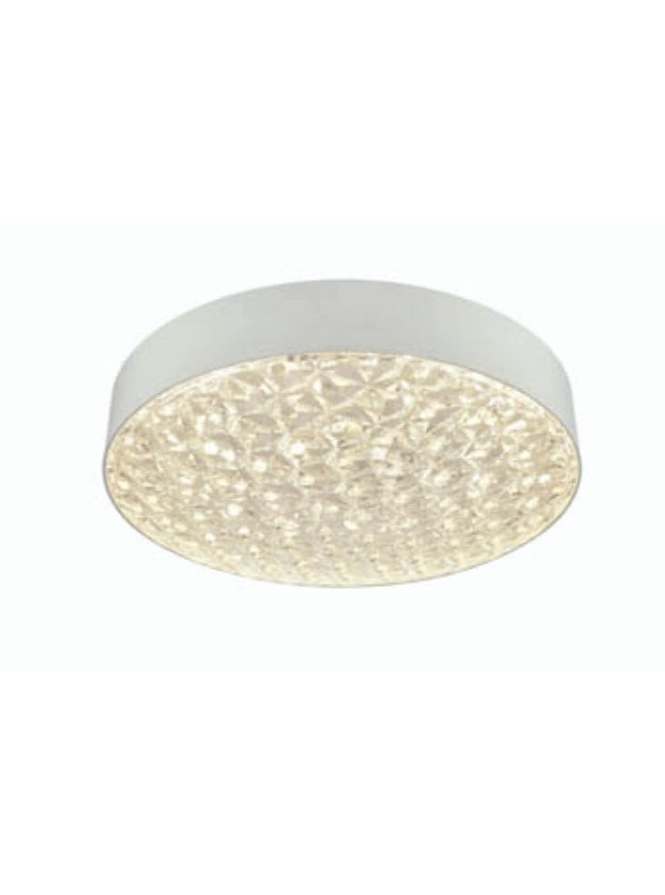 Franklite Lighting IP44 LED Polycarbonate Flush Ceiling Fitting - White House of Isabella UK