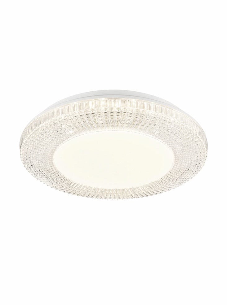 Franklite Lighting IP44 LED Polycarbonate Flush Ceiling Fitting - White House of Isabella UK