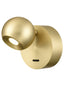 Franklite Lighting Iris Wall Light - Satin Brass House of Isabella UK