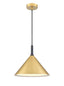 Franklite Lighting Joy Pendant 300mm satin brass House of Isabella UK