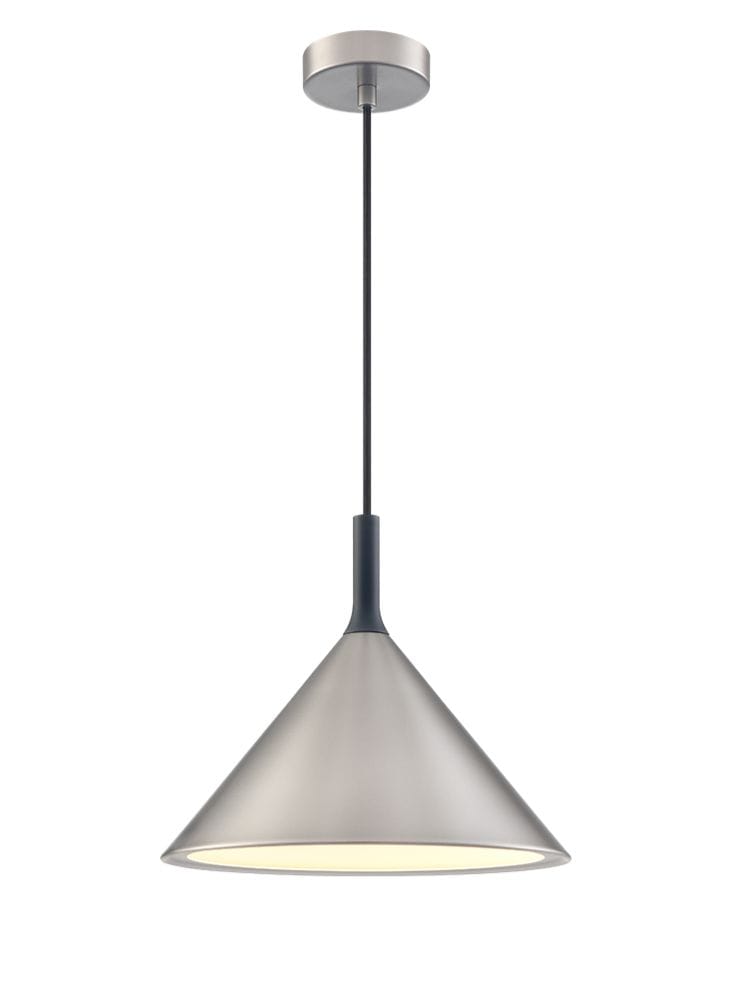 Franklite Lighting Joy Pendant 300mm satin nickel House of Isabella UK