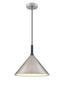 Franklite Lighting Joy Pendant 300mm satin nickel House of Isabella UK