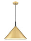 Franklite Lighting Joy Pendant 400mm satin brass House of Isabella UK