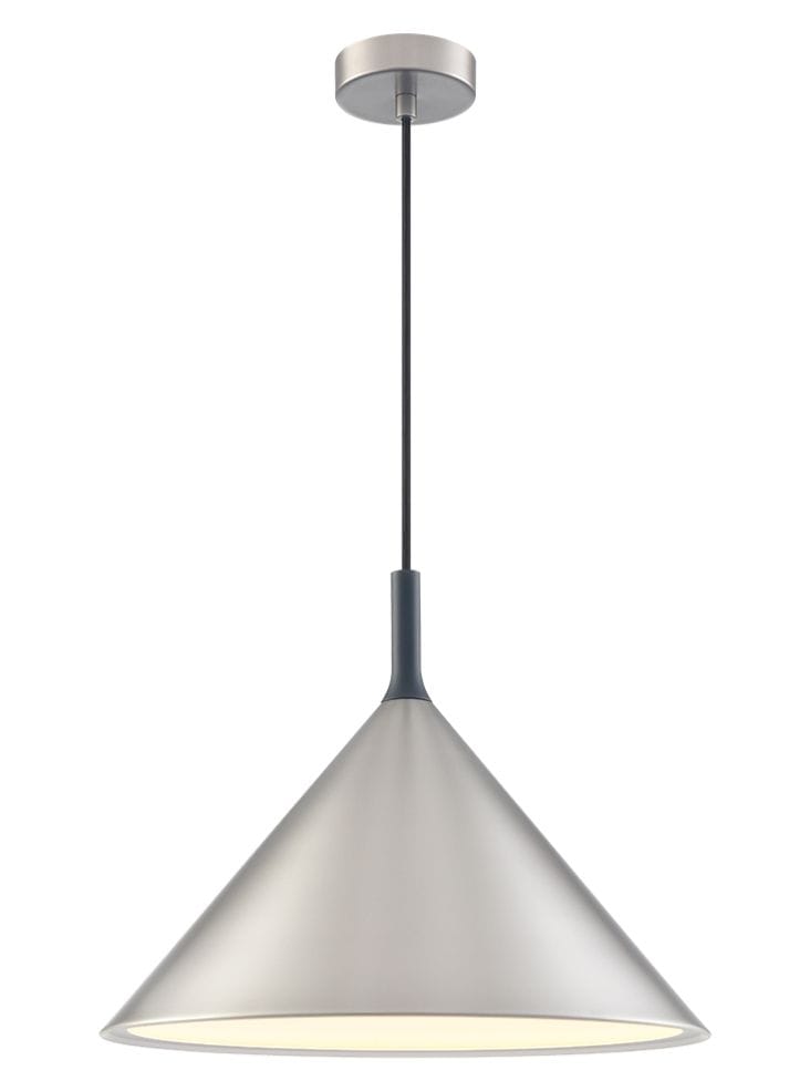 Franklite Lighting Joy Pendant 400mm satin nickel House of Isabella UK