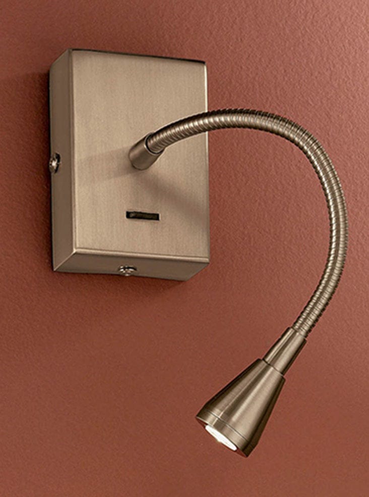 Franklite Lighting LED Reading Light - Bronze House of Isabella UK