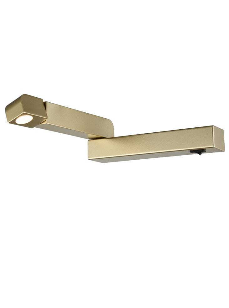 Franklite Lighting LED Reading Light (Left) - Gold Colour House of Isabella UK