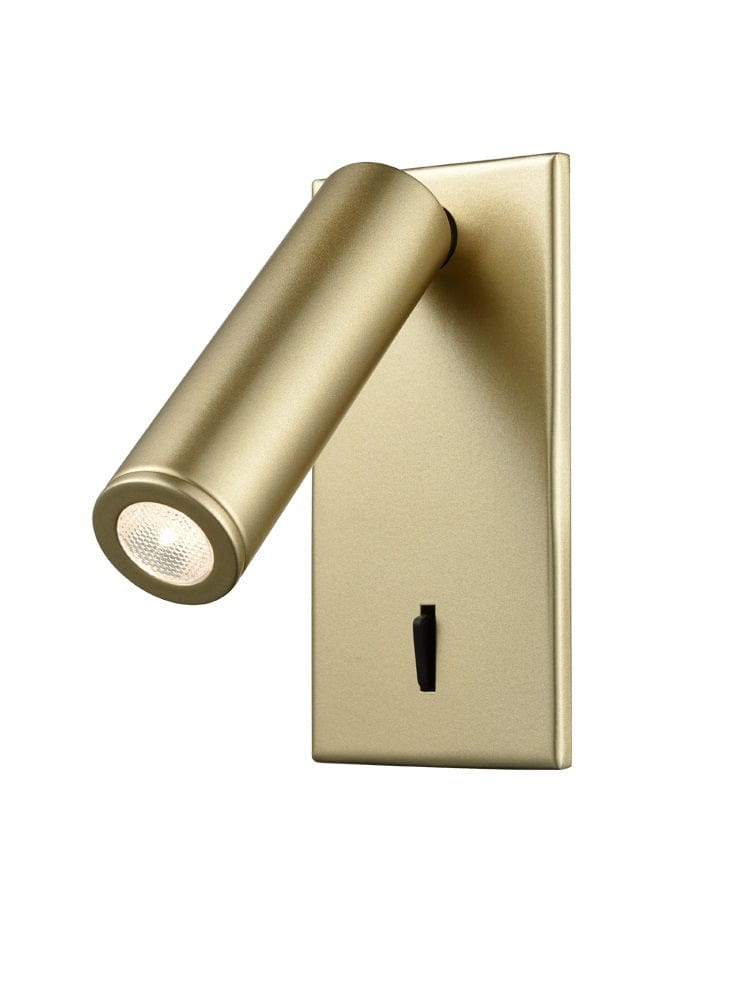 Franklite Lighting LED Reading Light (Recess) - Gold Colour House of Isabella UK