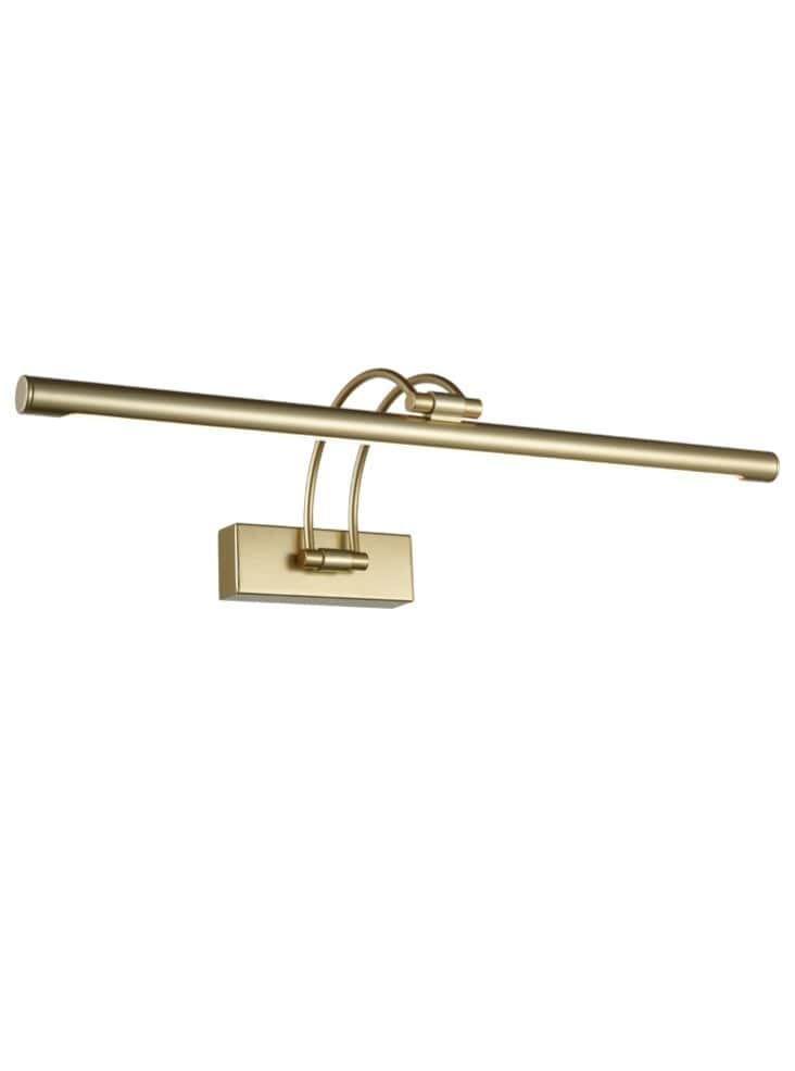 Franklite Lighting LED Round Section Picture light Dimmable - Gold Colour House of Isabella UK