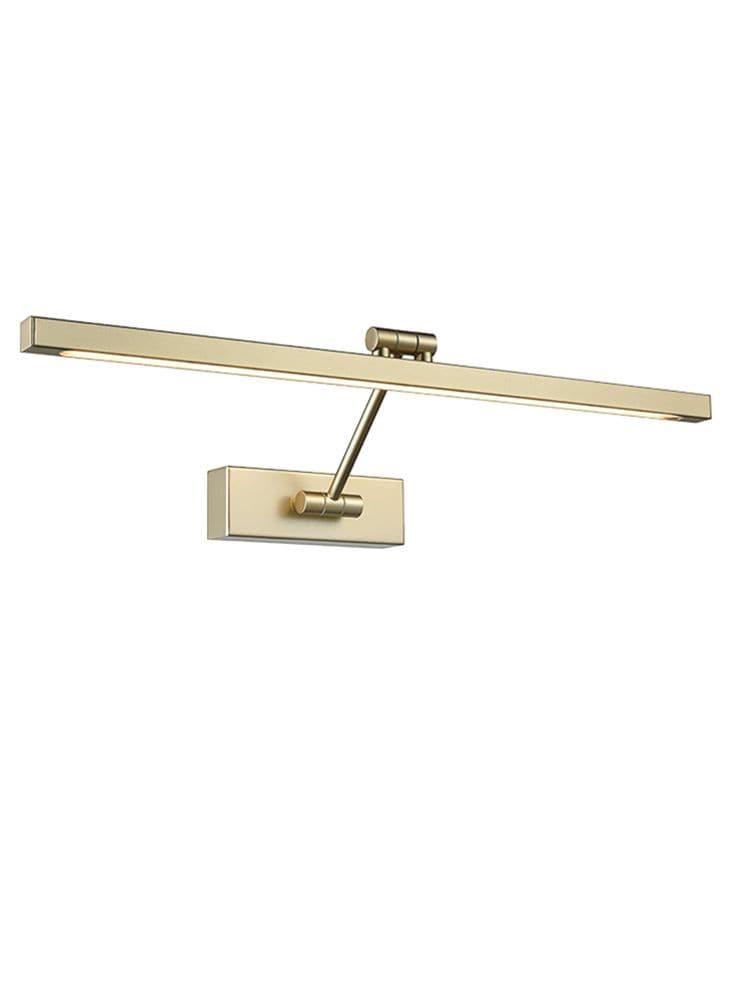 Franklite Lighting LED Square section Picture Light Dimmable - Gold Colour House of Isabella UK