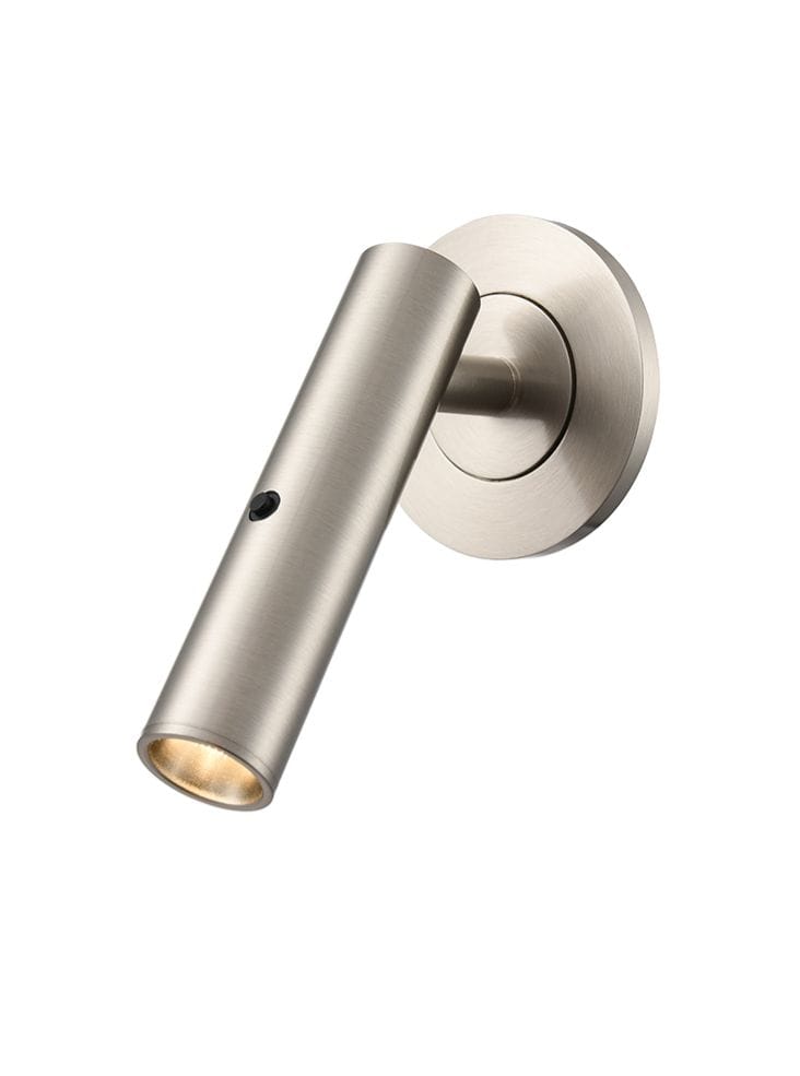 Franklite Lighting Mantel Satin Nickel LED Reading Light House of Isabella UK