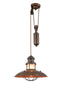 Franklite Lighting Newton Bronze Rise and Fall Pendant House of Isabella UK