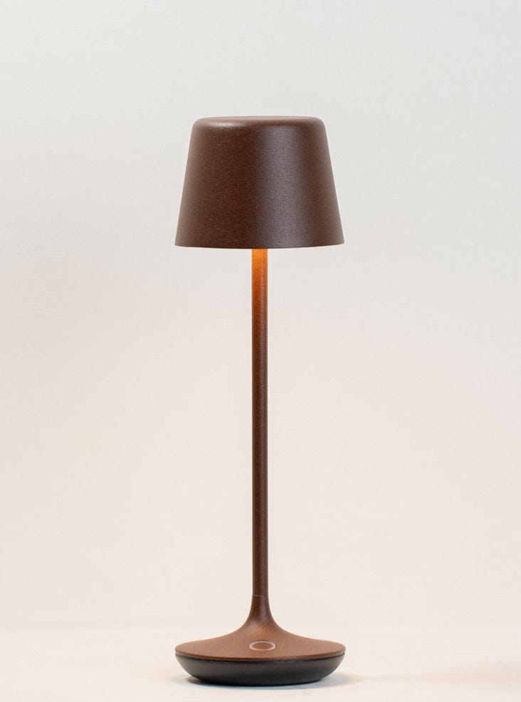 Franklite Lighting Nomad Portable Table Lamp in Rust H250mm House of Isabella UK