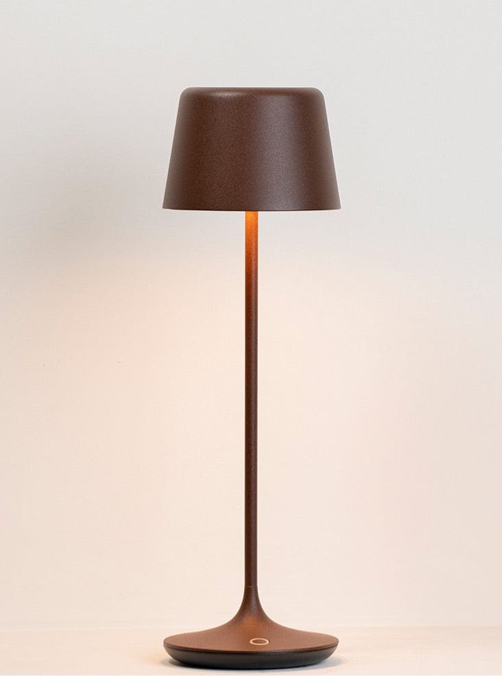 Franklite Lighting Nomad Portable Table Lamp in Rust H360mm House of Isabella UK