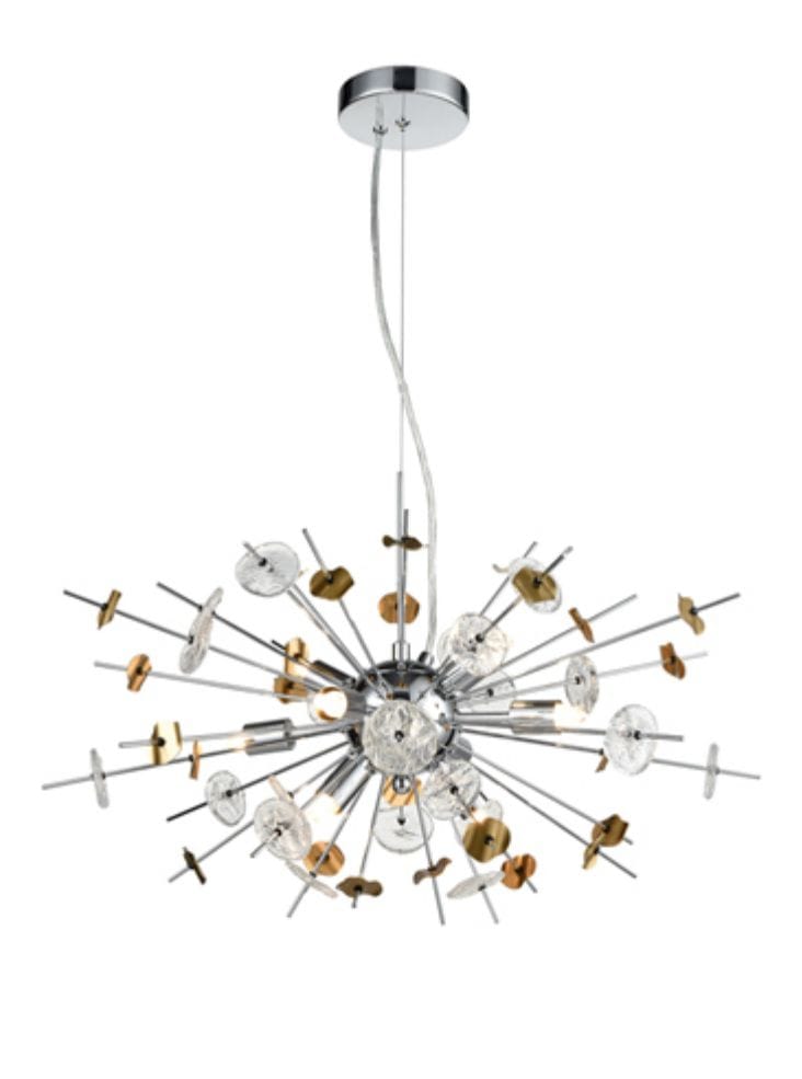Franklite Lighting Nova 8 light Pendant House of Isabella UK