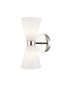Franklite Lighting Odeon Satin Nickel Wall Light House of Isabella UK