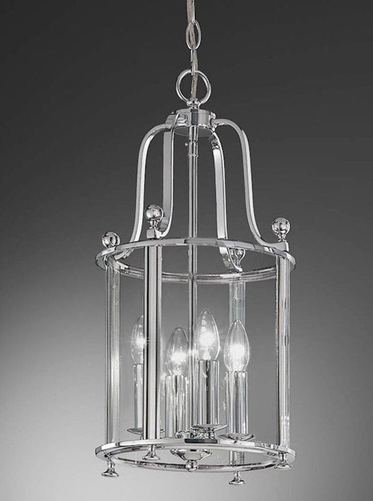 Franklite Lighting Pasillo 4 light Lantern - Chrome House of Isabella UK