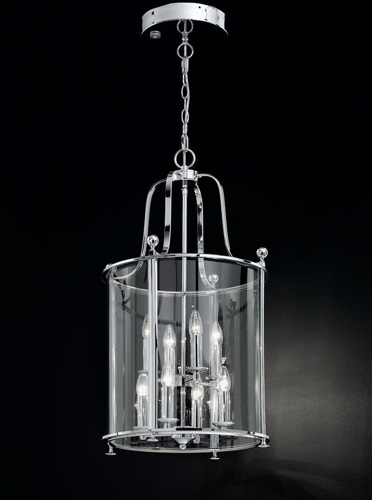 Franklite Lighting Pasillo 8 light Lantern - Chrome House of Isabella UK