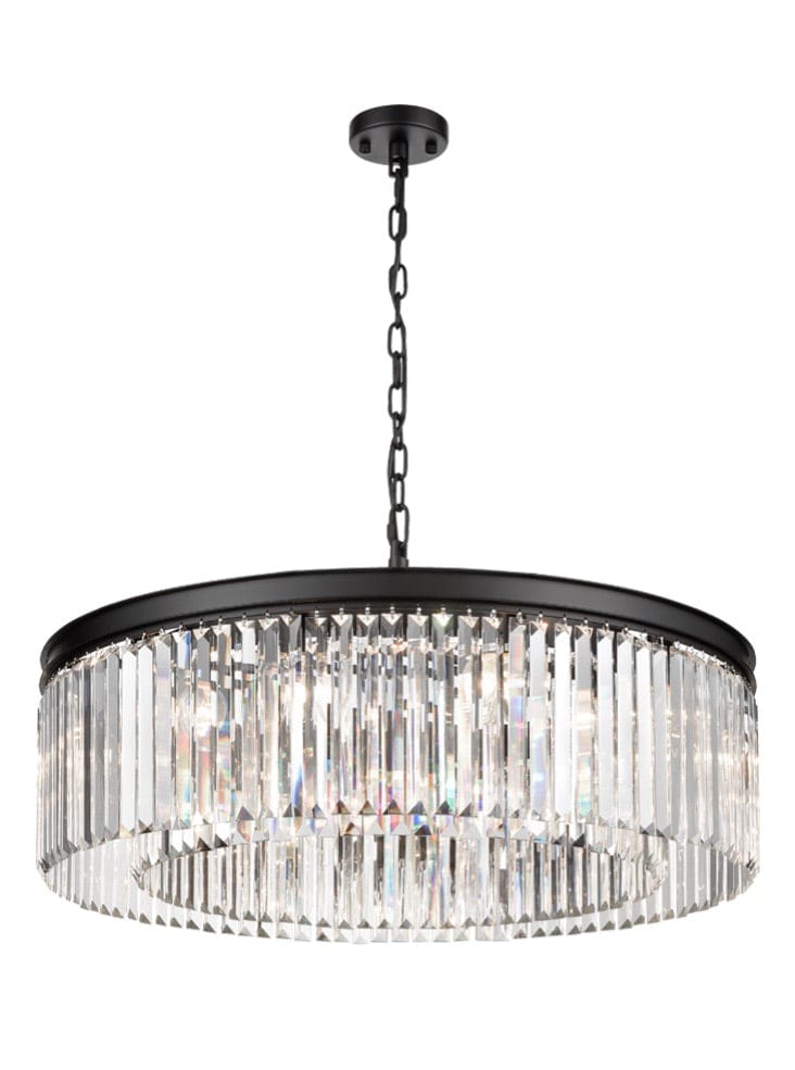 Franklite Lighting Perdita 10 light Pendant House of Isabella UK