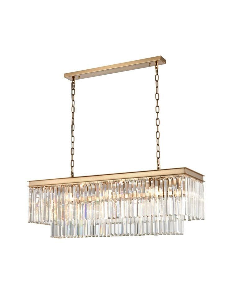 Franklite Lighting Perdita 11lt crystal Pendant House of Isabella UK