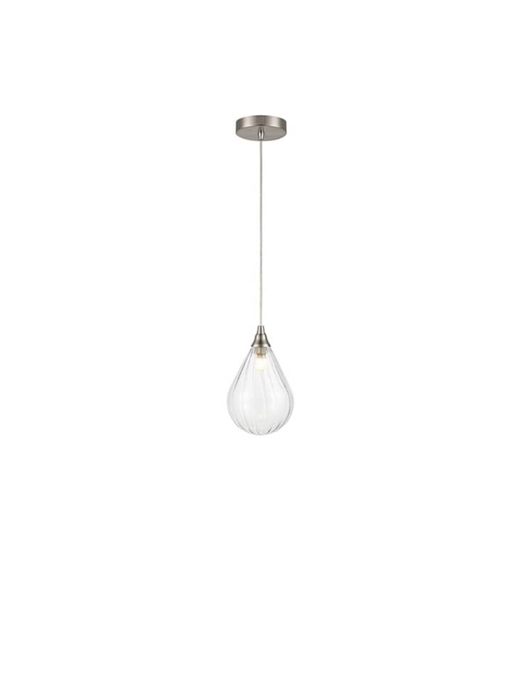 Franklite Lighting Perry Pendant satin nickel House of Isabella UK