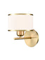 Franklite Lighting Polaris 1lt Wall Bracket in Aged Brass House of Isabella UK