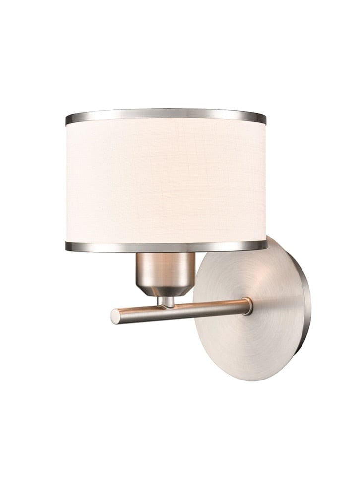 Franklite Lighting Polaris 1lt Wall Bracket in Satin Nickel House of Isabella UK