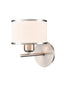 Franklite Lighting Polaris 1lt Wall Bracket in Satin Nickel House of Isabella UK