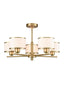 Franklite Lighting Polaris 5lt Fitting in Aged Brass House of Isabella UK