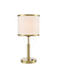 Franklite Lighting Polaris Aged Brass Table Lamp House of Isabella UK
