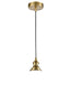 Franklite Lighting Refract Aged Brass Single Pendant Only House of Isabella UK