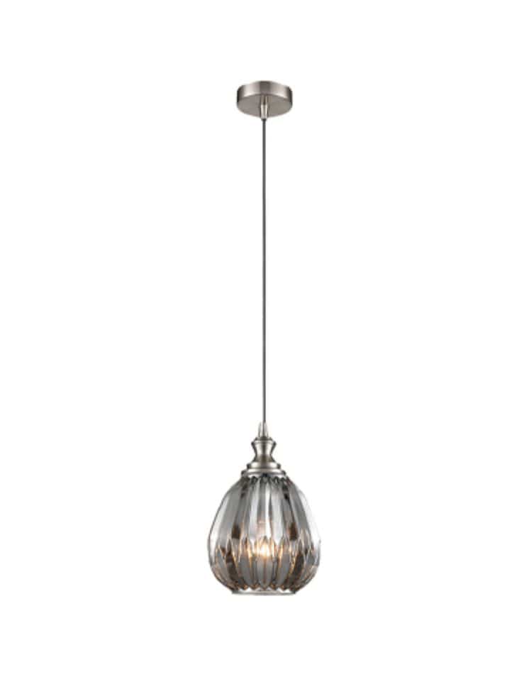 Franklite Lighting Refract Pendant - Satin Nickel House of Isabella UK