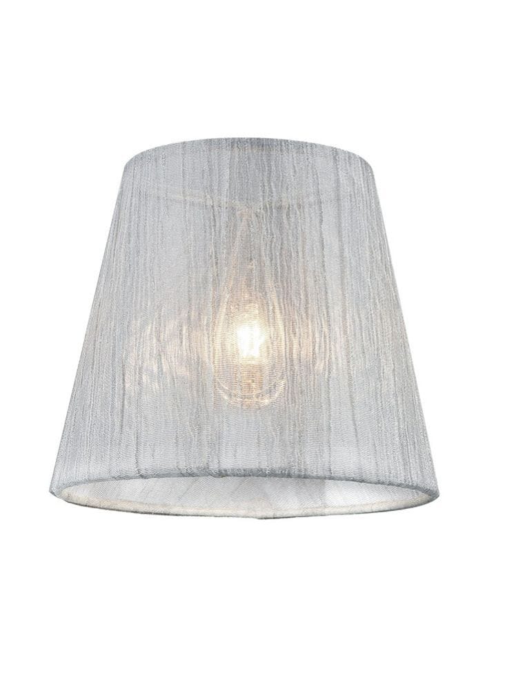 Franklite Lighting Silver Candle Shade House of Isabella UK