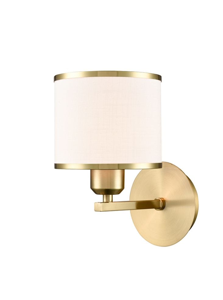 Franklite Lighting Sirius 1lt Wall Light in Aged Brass House of Isabella UK