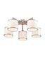 Franklite Lighting Sirius 5lt Fitting in Satin Nickel House of Isabella UK