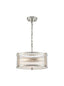 Franklite Lighting Sloane 3lt Pendant in Polished Nickel House of Isabella UK