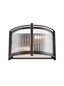 Franklite Lighting Sloane wall light in matt black House of Isabella UK