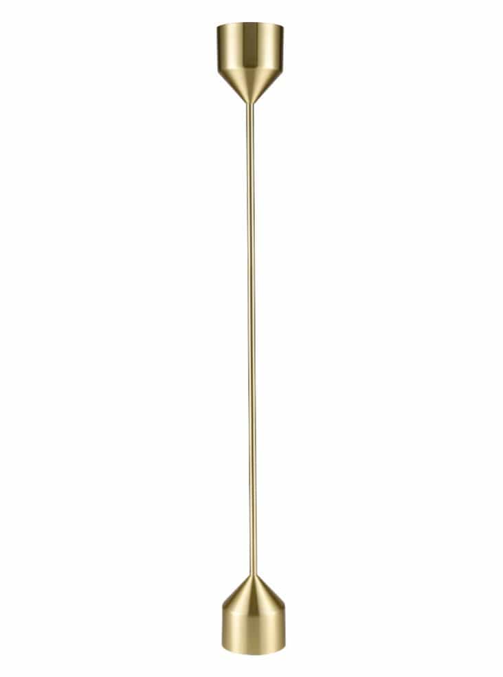 Franklite Lighting Standard Uplighter - Satin Brass House of Isabella UK