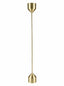 Franklite Lighting Standard Uplighter - Satin Brass House of Isabella UK