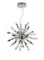 Franklite Lighting Supernova 24lt LED Pendant - Chrome House of Isabella UK
