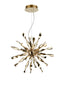 Franklite Lighting Supernova 24lt LED Pendant - Gold Colour House of Isabella UK