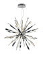 Franklite Lighting Supernova 30lt LED Pendant - Chrome House of Isabella UK
