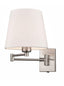 Franklite Lighting Swing Arm Switched Wall Bracket - Satin Nickel House of Isabella UK