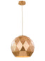 Franklite Lighting Tangent Large Pendant - Gold Colour House of Isabella UK