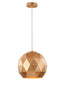Franklite Lighting Tangent Medium Pendant - Gold Colour House of Isabella UK